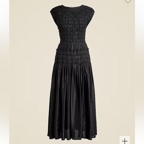 NWOT j crew Maude dress in drapey viscose twill - Picture 1 of 5